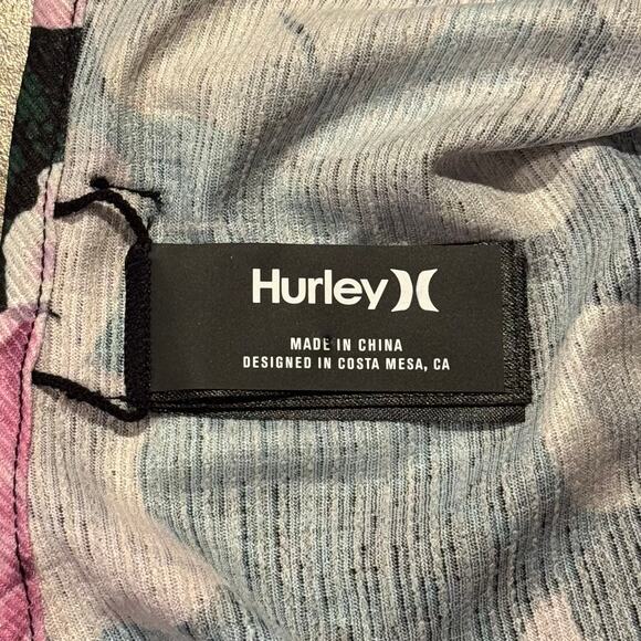 NWT Hurley Crop Top Swing Tank Floral Cottage Y2K Tropical Boho Flowy Medium - Picture 3 of 5